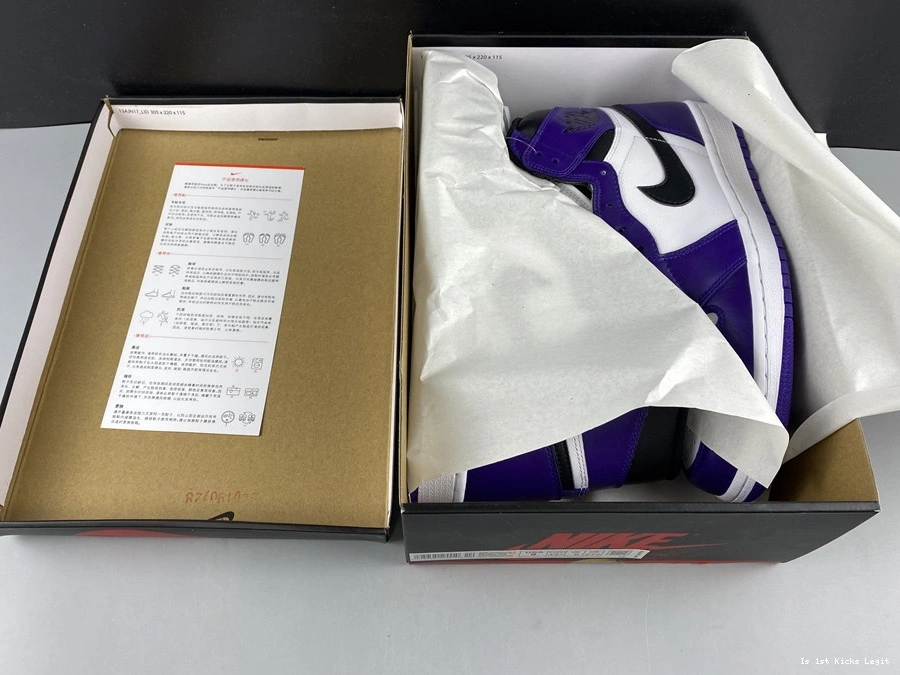 Purple 555088-500 AJ1 1 Court Jordan Air 0305